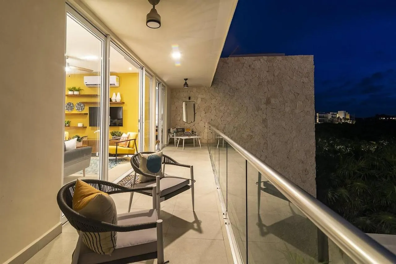 アパート New Modern Beach + Jungle Penthouse Condo アクマル メキシコ