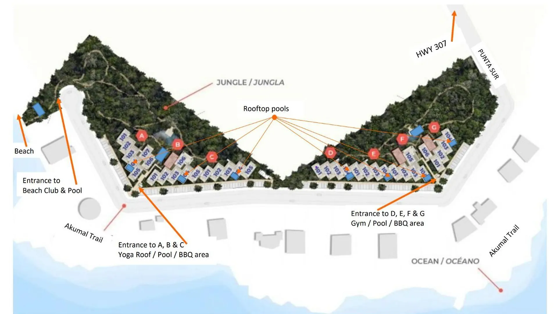 New Modern Beach + Jungle Penthouse Condo アクマル